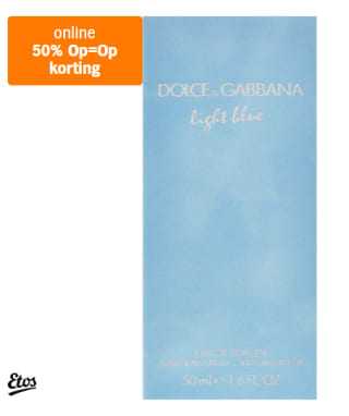 Dolce & Gabbana Light Blue Eau de Toilette voor Vrouwen voor €24,99 bij de AH