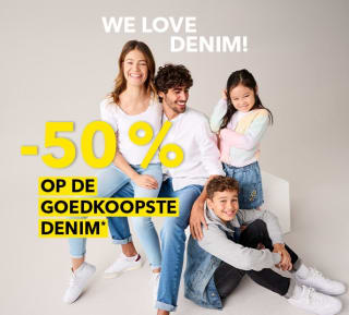 50% korting op je tweede spijkerbroek bij Takko Fashion