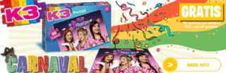 Gratis K3 De 3 Biggetjes puzzel bij aankoop vanaf €25 aan aan K3 artikelen bij Toychamp