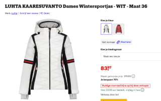 Luhta Kaaresuvanto damesjas voor €83,97 bij Bol