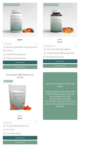 Hasta -30% de Descuento en Gominolas CBD.