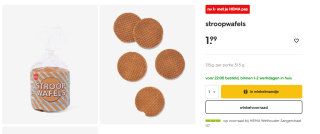 10 HEMA stroopwafels voor €0,99