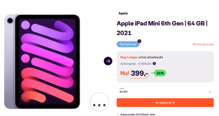 Apple iPad Mini 6th Gen 64GB (2021) voor €399 bij iBOOD