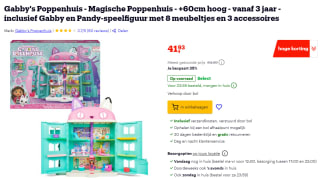 Gabby's poppenhuis Magisch poppenhuis voor €41,93 bij Bol