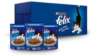 Alimento húmedo para gatos Purina Felix x 24 por $183.83 en Amazon con cupón