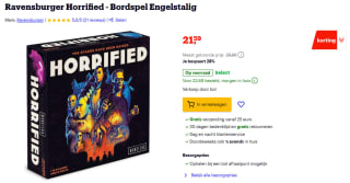 Horrified (Engelstalig) bordspel voor €21,59 bij Bol