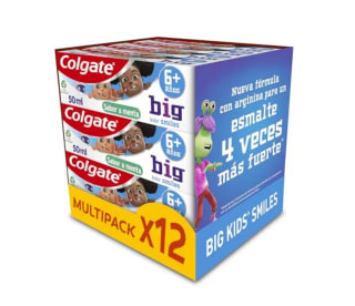 Colgate Pasta de dientes Infantil Pack 12 uds x 50 ml por 12€