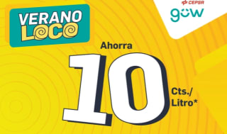 Cepsa 10 cts./litro descuento en todos los carburantes