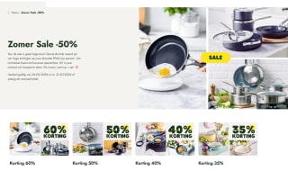 Tot 60% korting in de Greenpan SummerSale