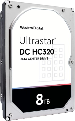 WD Ultrastar DC HC320, 8TB, 7200rpm, SA voor €149,90 bij Amazon