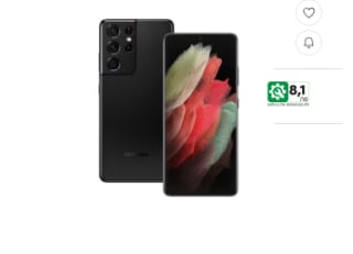 Samsung Galaxy S21 Ultra 5G 128 Go Noir fantôme à 999€