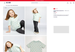 Camiseta adaptativa estampada Flores por solo 4€ en Kiabi