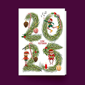 Gratis kerstkaart via Greetz en Ziggo priority