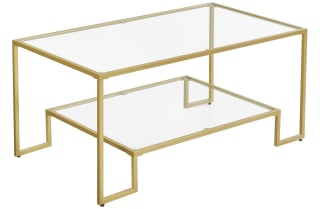 Mesa de Centro VASAGLE en vidrio por solo 47,59€