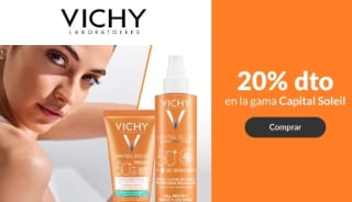 -20% de Descuento solares Vichy.