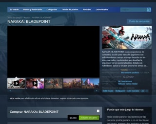 Gratis para jugar Naraka: Bladepoint desde Steam