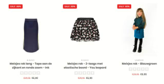 Tot 80% korting in de sale van Merkmeisjeskleding