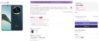 Teléfono Realme 13 Pro, 8GB+256GB por 271,90€