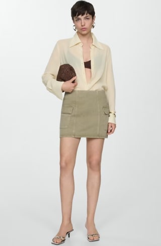 Minifalda tipo cargo para Mujer por 4.99€