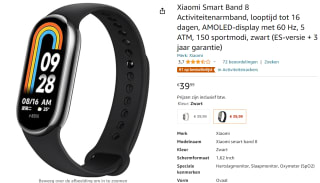 Xiaomi Smart Band 8 Europese Versie voor €39,99 bij Amazon