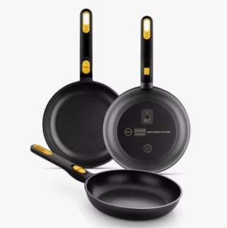 Bra - Set 3 Sartenes Origen, 20, 24 y 28 cm, Aluminio Fundido por 51,58€