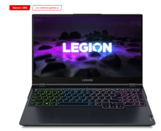 Portátil gaming Lenovo Legion 5 15.6" por 703€