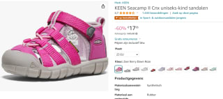 Meisjes Sandalen Keen Younger Kids' Seakamp II voor €17,95 bij Amazon