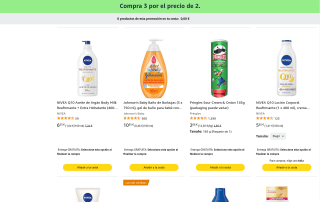 Amazon 3x2 en marcas seleccionadas