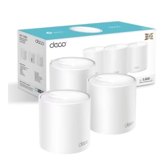 TP-Link Deco X1500 3 Pack-Sistema WiFi 6 AI Mesh AX1500 Doble Banda 2.4 GHz/5 GHz por 129,99€
