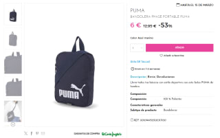PUMA - Bandolera por 6€