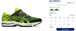 Zapatillas de Running para Hombre Asics GEL-ZIRUSS 4 por 61.2€