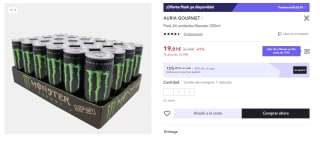 Pack 24 Monster Original 250ml por 13.3€