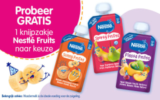 Nestlé Fruits knijpzakje 100% terugbetaald via cashback
