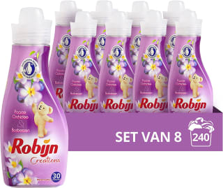 Robijn Creations Paarse Orchidee & Bosbessen Wasverzachter - 8 x 30 wasbeurten - voor €12,25 bij Amazon