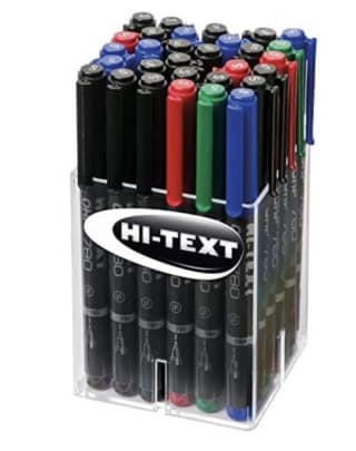 Bote de 30 unidades HI-TEXT 780 OHP marcador punta superfina por 5,74€