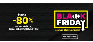 No te pierdas el Black Friday de Carrefour con descuentos de hasta -80%