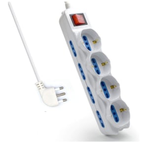 Regleta Ewent Multitoma eléctrica Blanco EW3929 a solo 9,17€