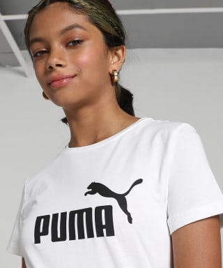 Puma Essentials Logo T-shirt voor meisjes voor €7,58 bij Amazon