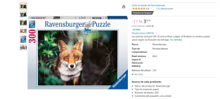 Puzzle 2D 300 piezas zorro marca Ravensburger por3,53€