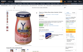 Ybarra La Clásica Rosa Salsa Cocktail 2 x 225 ml por 2,58€