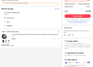 CYCPLUS M2 inalámbrico GPS bicicleta ordenador ANT + Bluetooth ciclismo bicicleta de carretera MTB medidor de velocidad impermeable por 25,79€