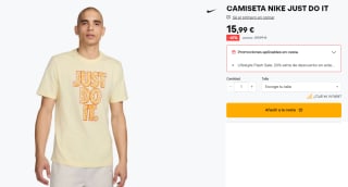2 Camisetas de Hombre NIKE JUST DO IT por 25.6€