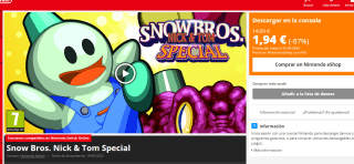 Snow Bros. Nick & Tom Special - Nintendo Switch por 1.94€