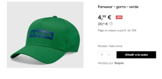 Gorra de Beisbol, Ayrton Senna Logo por 4.99€