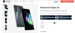 Motorola Edge 20 128GB por $2,849