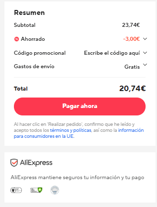 Nuevos cupones hasta 10€ descuento en pedidos Aliexpress en tienda Miravia