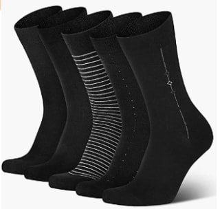 5 pares de calcetines para hombre a 10.49€