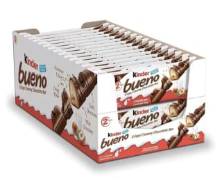 30 Kinder Bueno Chocolate con Leche a solo 14,55€