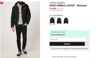Urban Classics Winterjas voor €29,99 bij Zalando