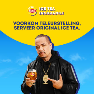 Lipton Ice Tea 20cl gratis bij een horecazaak met een terras via cashback
